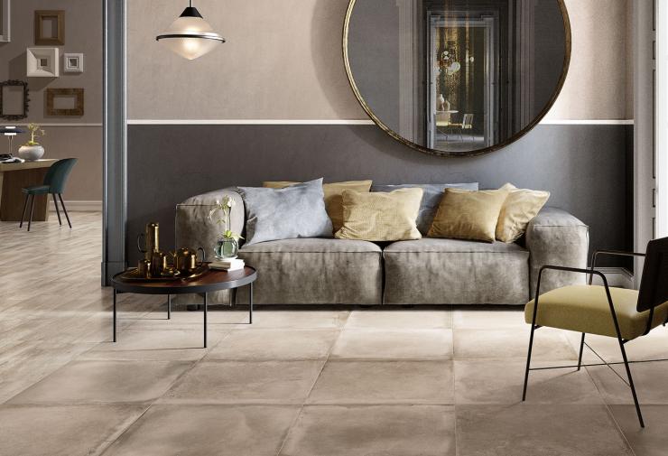 carrelage effet pierre 